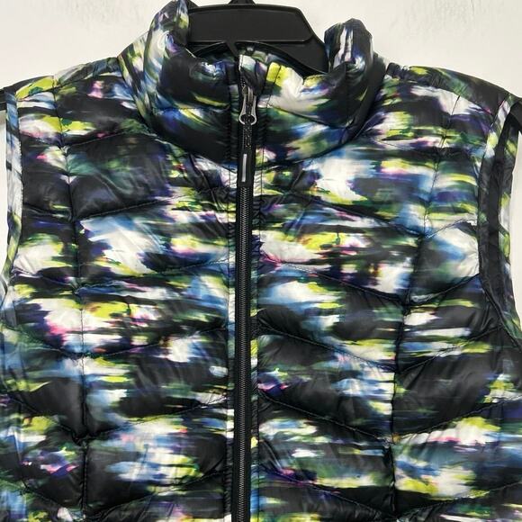 Tangerine Black Multi Color Duck Down Puffer Vest Large Outdoor Active - Picture 5 of 11